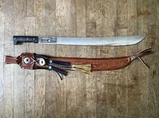 Legitimus Collins & Co. No. 741 Full Tang Machete 24” Blade & Leather Sheath