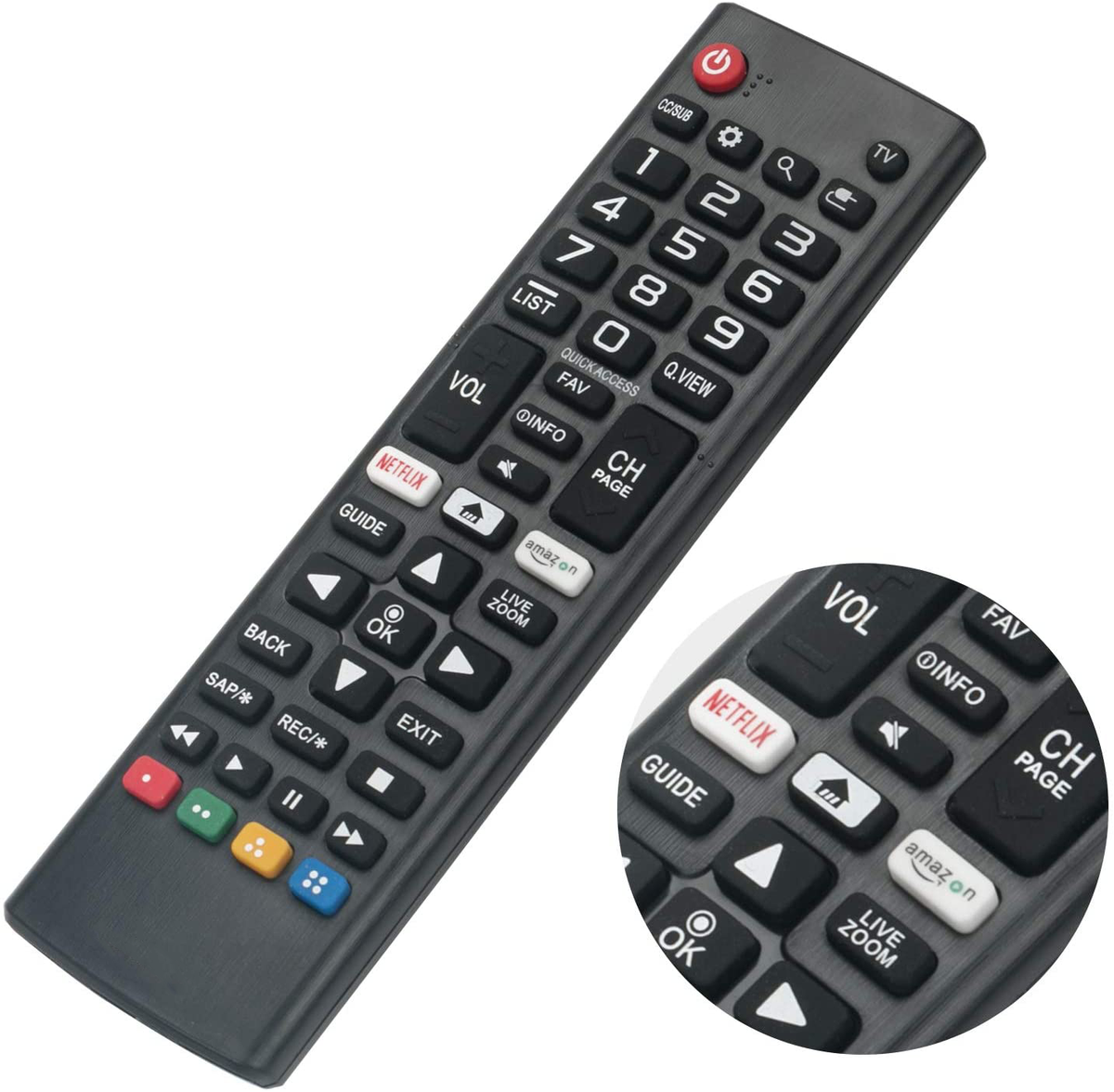 Télécommande Universelle Pour Téléviseur LG 49UJ750V - Modèle AN-MR20GA - Neuve