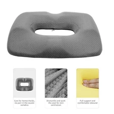 Donut Seat Cushion Memory Foam Chair Cushion Hemorrhoid Pad Tailbone Pain Relief