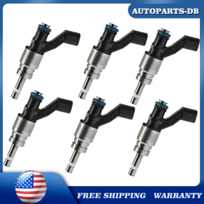 6pcs Fuel Injectors For 2004 Isuzu Axiom Rodeo 3.5L V6 JSD8-75 FJ1011 8973126200