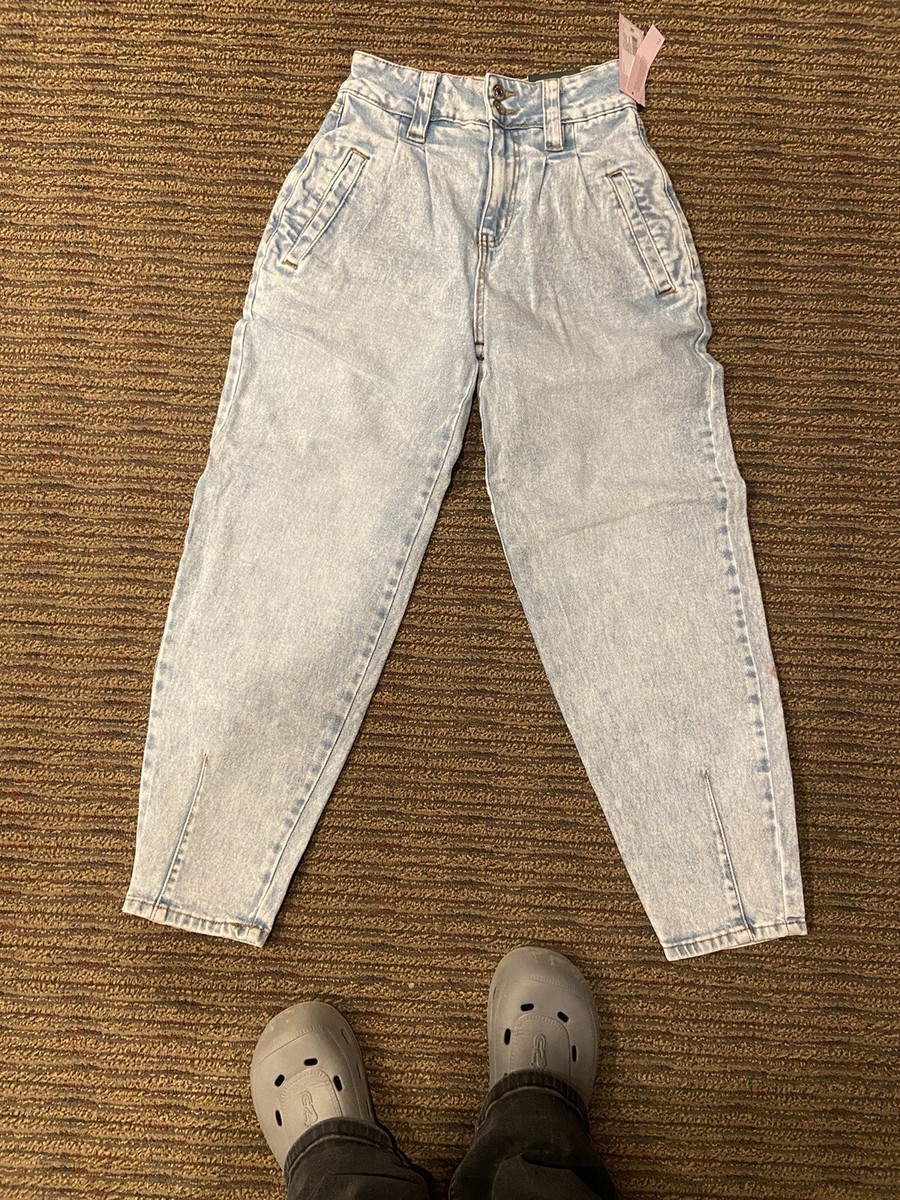 Wild Fable Lt Acid Washed Jeans, Size 0, 25In, Highest Rise Balloon Jean  NEW | eBay