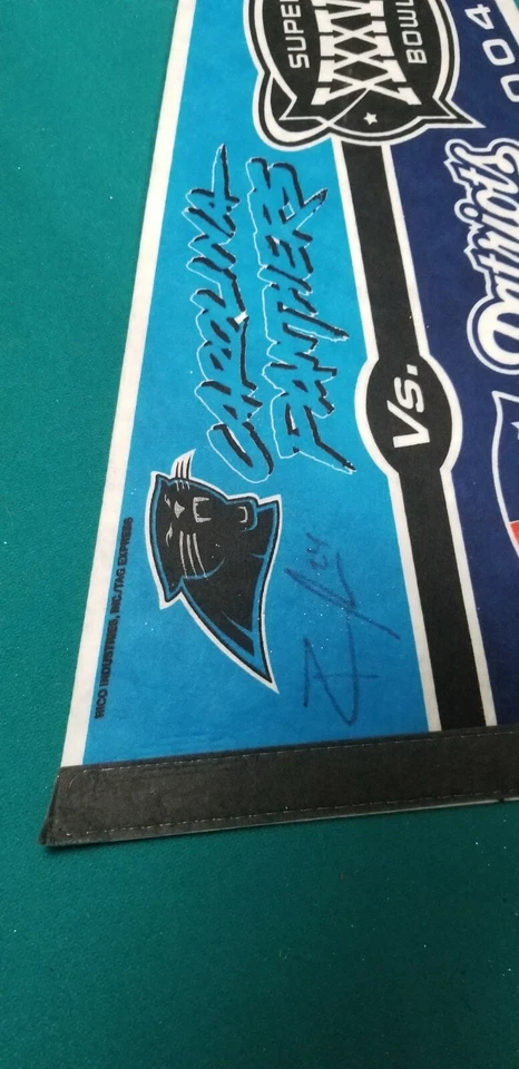 СУПЕРКУБОК XXXVIII ВЫМПЕЛ ПАТРИОТЫ ПРОТИВ ПАНТЕР 2004 автограф - Изображение 3 из 4