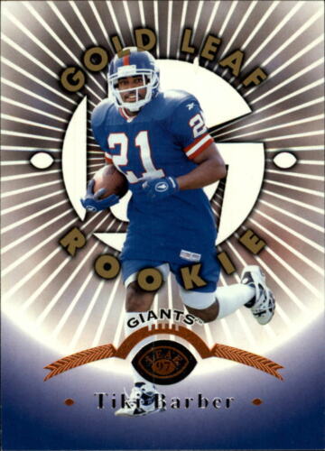 1997 Leaf #160 Tiki Barber RC Rookie Card - Picture 1 of 2