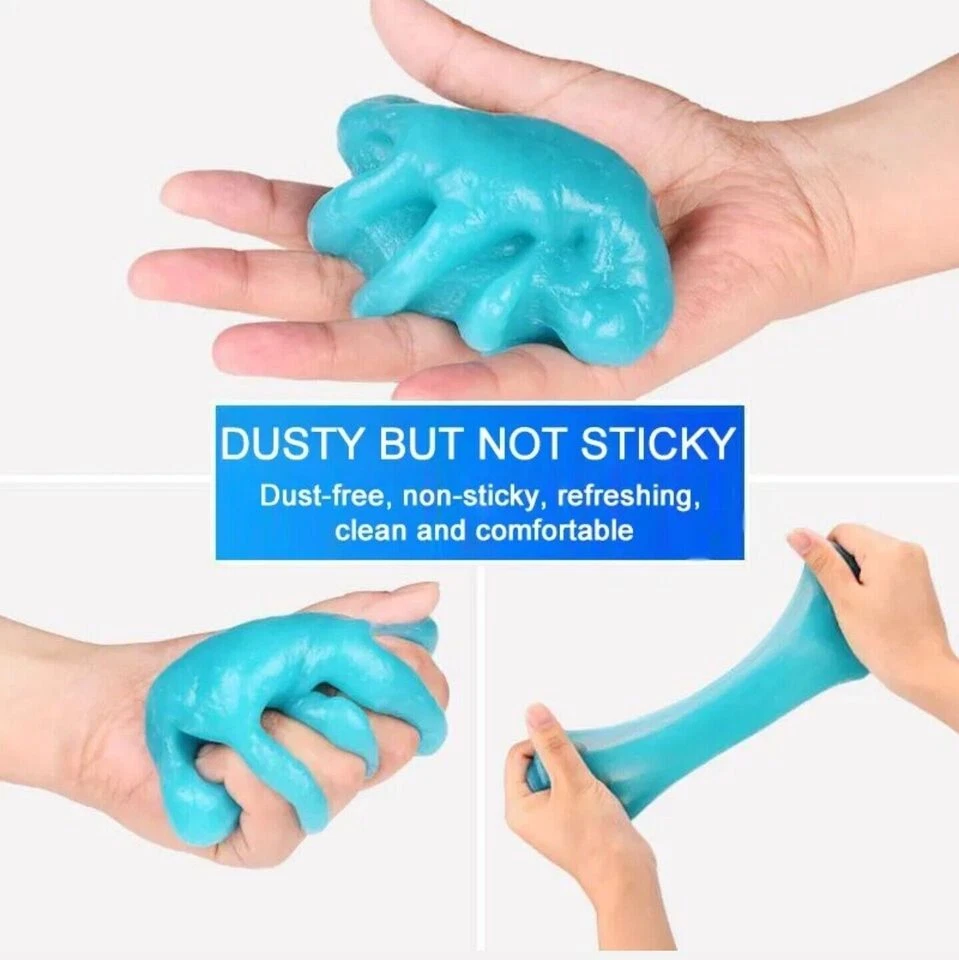 Gel de limpieza multiusos súper limpio para teclados, computadoras portátiles, automóviles y más Foto 4 de 4