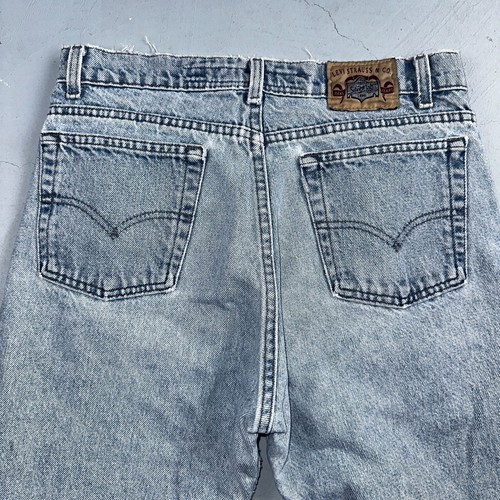 Levis 525 Silver Tab USA Vintage 90s Skater Jeans Light Wash Act 32x32 Act 30x30 - Picture 15 of 19