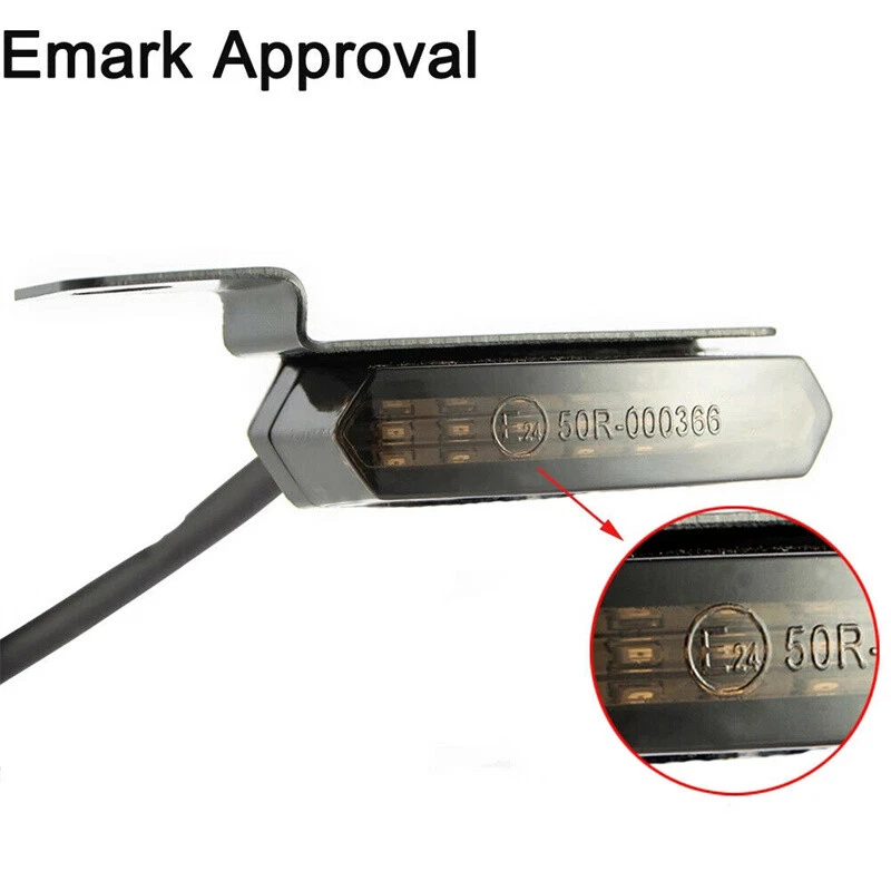 Luces de señal de giro del manillar de motocicleta para Honda CBR1000RR 2004-2007 Foto 4 de 4