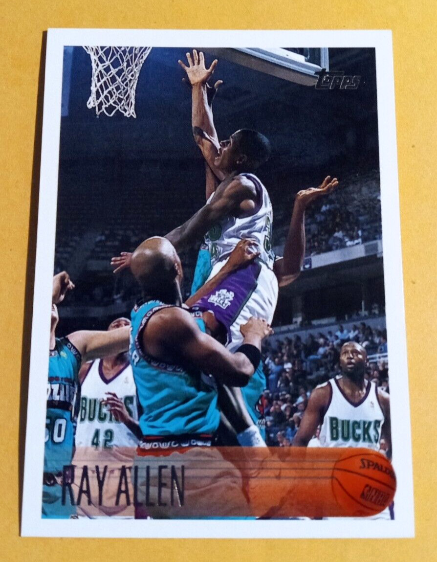 1996-97 Topps #217 Ray Allen Rookie RC - Bucks
