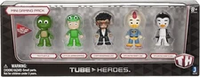 Tube Heroes 5-pk Mini Gaming Pack + Action Figures - Youtube Toys