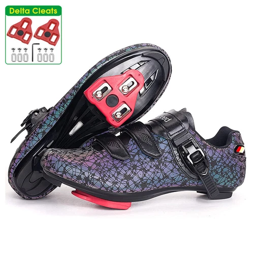 MTB Schuhe Außen Rennen Rennrad Mit SPD Stollenschuhe Herren Mountainbike Schuhe - Bild 23 von 38