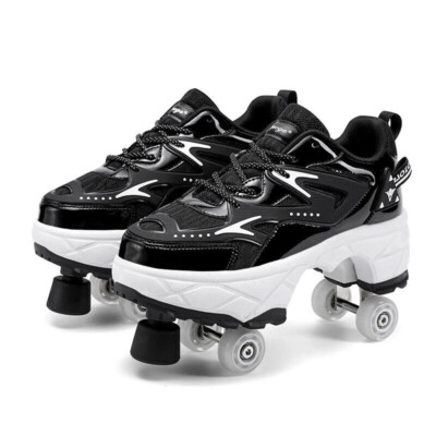 Multifunctional Roller Skates Shoes Deformation Automatic Walking