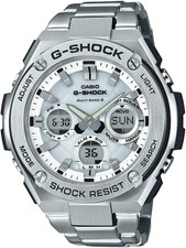 Casio G-shock G-steel Sport WR 5475 World Time Silver Men's Watch Gst-210d  for sale online | eBay