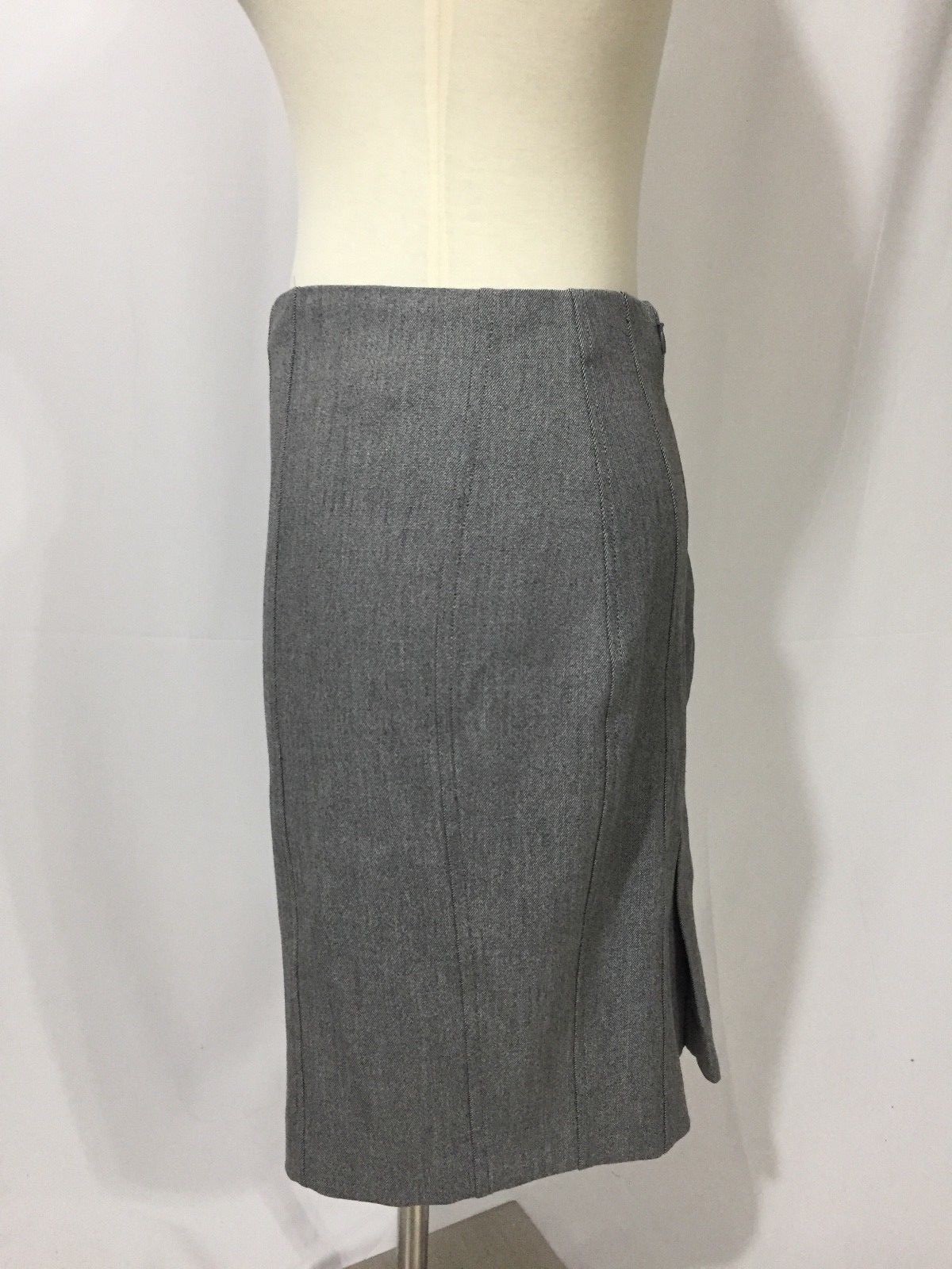 Express Chambray Gray Stretch Straight Pencil Ski… - image 3