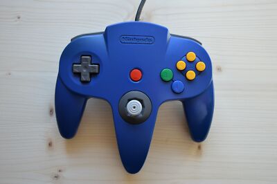 N64 - Original Nintendo Controller Blau (guter Zustand)