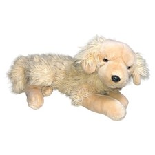 FAO SCHWARZ LARGE GOLDEN RETRIEVER LAB LABRADOR DOG PLUSH STUFFED ANIMAL 22  