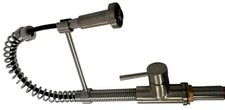 Vigo VG02001STK3 Stainless Steel Pull-Down Kitchen Faucet w/ Flood Sensor