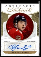 2022-23 UD Artifacts Auto Facts Cole Schwindt Auto #AF-CS H6R1F