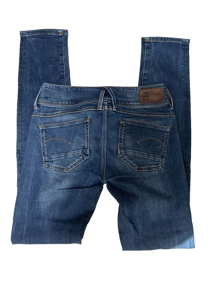 JEAN FEMME G STAR taille US 24 FR 34 OU 14 ANS MODELE LYNN MID SKINNY - Photo 1/4