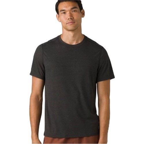 Prana Dark Grey Prospect Heights Crew Tee Size XS