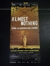 ALMOST NOTHING CERN Locandina Cinema 33x70 Poster Originale Film MANINCOR