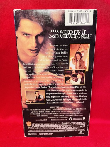 Interview with the Vampire (VHS, 1994) Tom Cruise, Brad Pitt - Picture 2 of 3