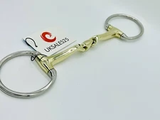 EggButt Snaffle Bit 14MM Verbindend Angled MP (UKSALES25®) *SAME DAY DISPATCH*