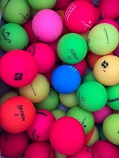 Titleist Bridgestone Callaway Vivid Matte Color AAAA Used Golf Balls 100 count