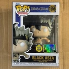 Funko Pop! Black Asta #1556, Black Clover, GITD, EE Exclusive, Animation