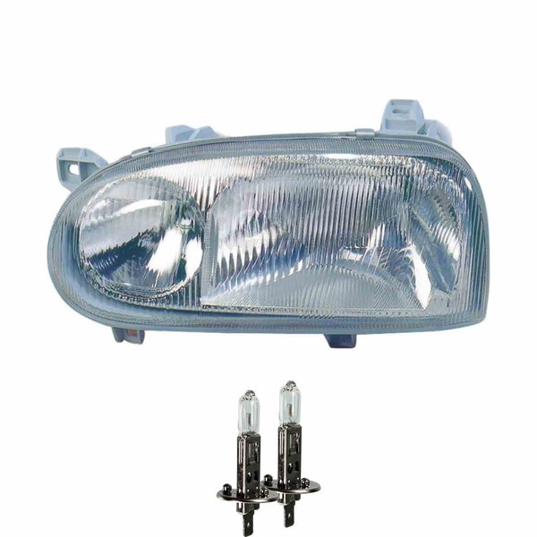 Halogen Scheinwerfer Links H1/ H1 FüR VW Golf III Cabriolet Variant Inkl. Lampen-image