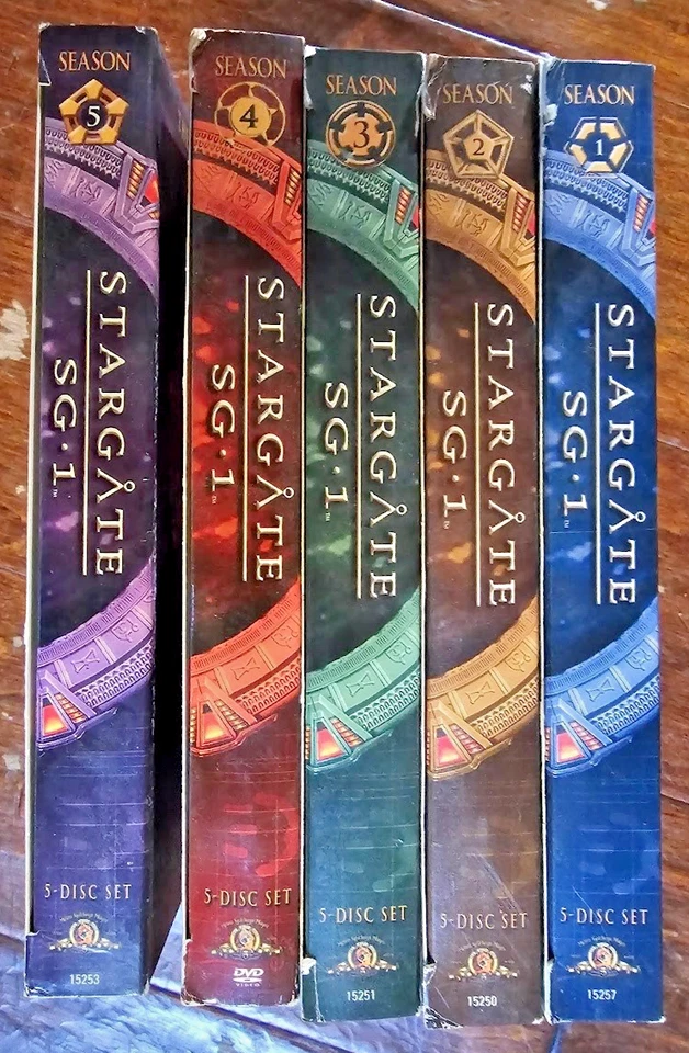 Complete Set Stargate SG-1 Series DVDs Seasons 1-10 Lot - Image 3 of 4