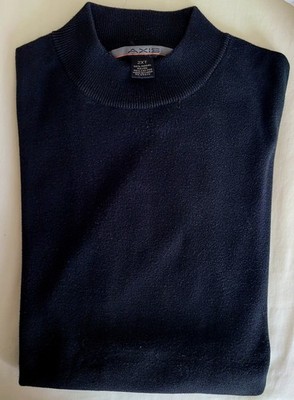 AXIS MEN'S LONG SLEEVE BLACK CREWNECK SWEATER SIZE 2XT
