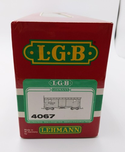 LGB 4067 G Scale Denver & Rio Grande Boxcar LN/Box - Picture 4 of 4