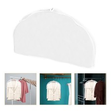 2 Count Plastic Cover for Coats Clothes Shoulder Covers Closet Dust Protectors