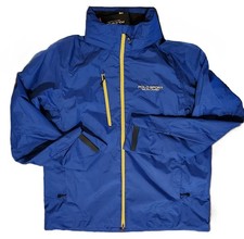 VTG POLO SPORT Ralph Lauren Performance Hooded Full Zip Navy Blue Jacket Mens