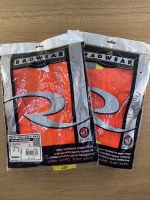 RADIANS RadWear SV6 Two Tone Surveyor Safety Vest ANSI Class 2 Size M 2 Pack