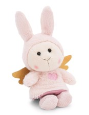 Kuscheltier Schutzengel Hase 12cm Geschenkbox 12x6.5x9.5cm Pink Plüschtier