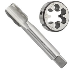 HSS Machine Thread Tap Round Die Right Hand Milling Tool Set 13/1616 UN