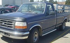 Fits1992-1996 Ford Pickup Flareside Fender Trim Stainless Lip Well 4pc 2 Wide