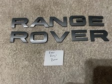 2003-2009 Land Rover Range Rover L322 Oem 10pc Rear Tailgate Emblem Letters 2003-2009 Land Rover Range Rover L322 Oem 10pc Rear Tailgate Emblem Letters