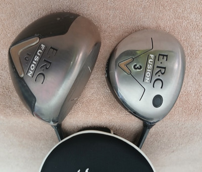 TZ GOLF - Callaway ERC Fusion Carbon/Ti 10* Driver, 3 Wood SET