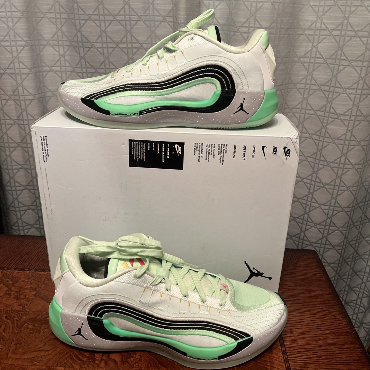 Nike Air Jordan Luka 4 Space Navigator Mens Barely Green HF0823