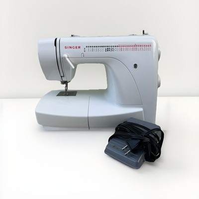 Singer Sewing Machine Model 2932 with foot pedal White USED CLEAN SHAPE!