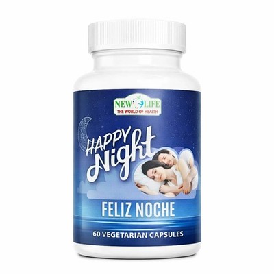 New Life Happy Night, Sleep Support, Valerian Root, 60 Veg Capsules