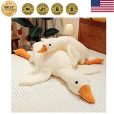 Goose Stuffed Animal 51 Inch Plush Doll Toy, Cute Duck Plush Cushion Soft Hug...