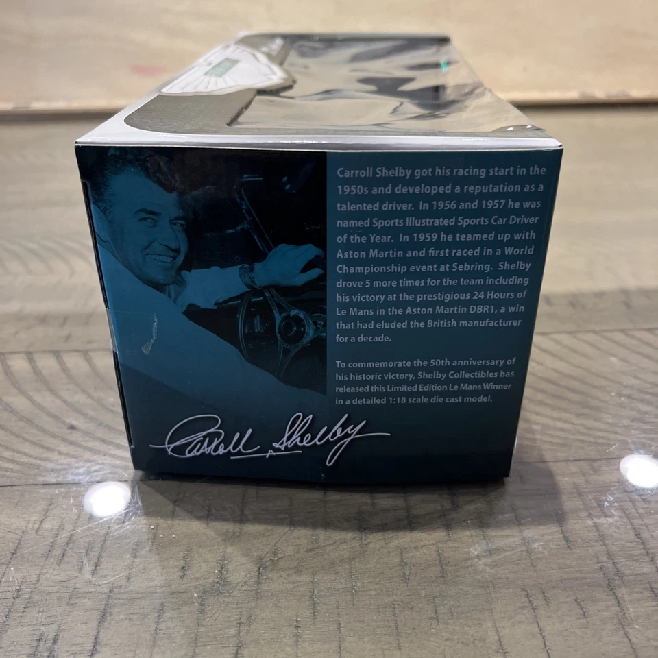 (Very Rare) 50th Annv 59 Le Mans Winner Aston Martin DBR1 #5 1:18 Diecast-In Box - Image 2 of 4