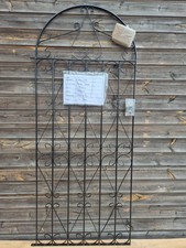 Arched Top Wrought Iron Style Metal Garden Gate 770mm Wide x 1790mm High