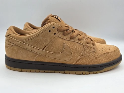 Nike Dunk Low Pro SB 'Wheat Mocha' (BQ6817 204) Size 8.5M New With Box