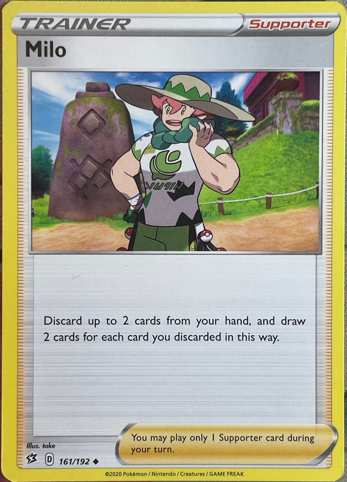 Milo - 161/192 - Rebel Clash Pokemon 2020