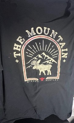 Official Dierks Bentley Tour T-shirt The Mountain! Size XL  Altered  Neckline!