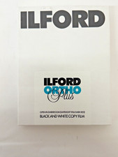 Ilford Ortho Plus Black and White Negative Film 4 x 5, 25 Sheet box Expired