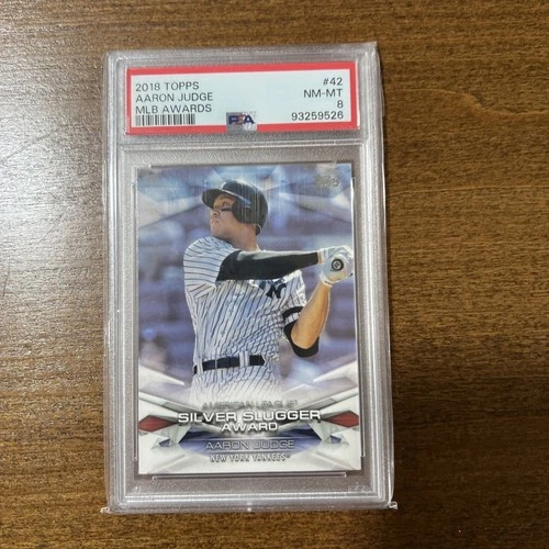 2018 Topps - Mlb Awards Aaron Judge #MLBA-42 PSA 8